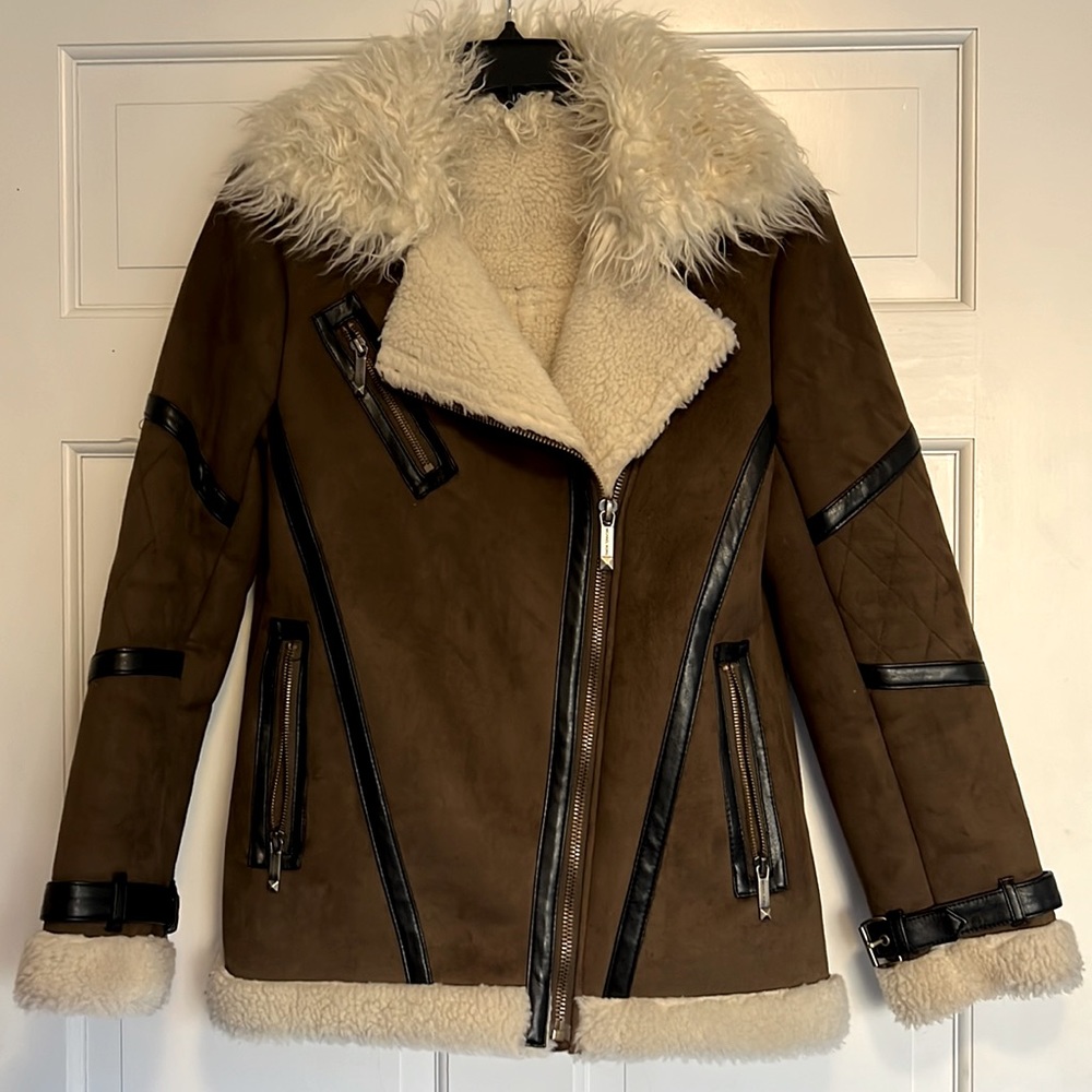 Michael Michael Kors extra small Brown black and cream coat